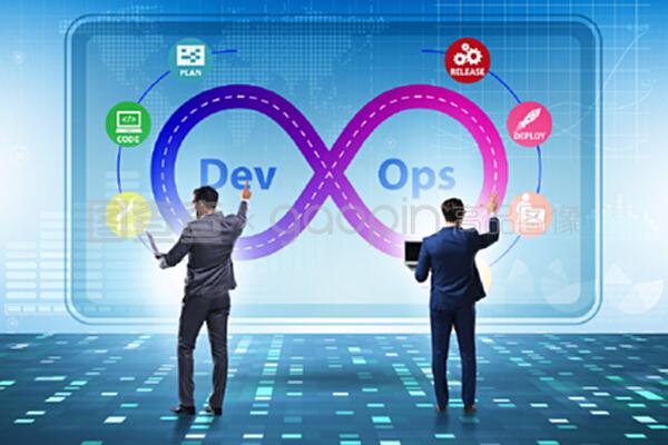 devOps軟件開發它的概念。